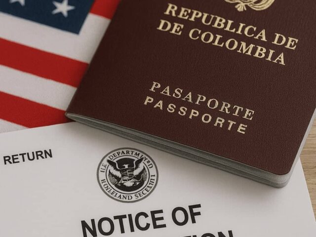 ¿Qué pasa si tengo una deportación en EE. UU. y quiero regresar legalmente desde Colombia?